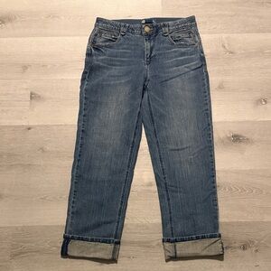 Classic Blue Women's Cropped‎ Jeans